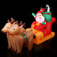 Christmas Inflatable Santa Sleigh 2.2M Illuminated Decorations