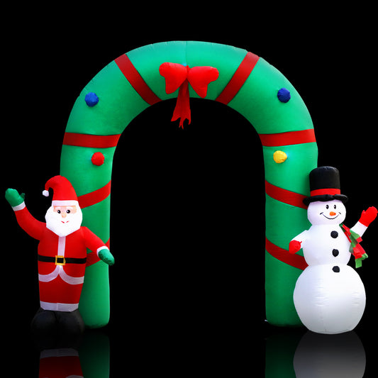 Christmas Inflatable Archway 2.8M Illuminated Decorations
