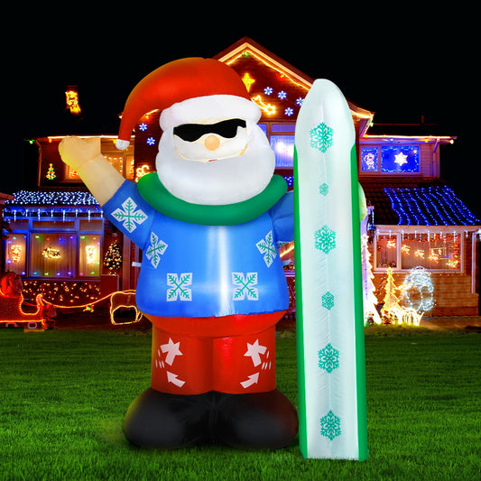Christmas Inflatable Santa 1.6M Illuminated Decorations