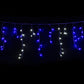 20M Christmas Lights Icicle Light 800 LED - Blue White
