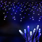 20M Christmas Lights Icicle Light 800 LED Blue White Decor