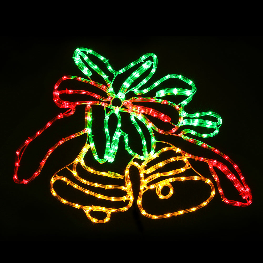 0.76M Christmas Lights 216 LED Bell Motif Light Decorations