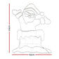 1M Christmas Lights 248 LED Santa Motif Light Decorations
