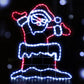 Christmas Lights 101cm Santa 248 LED Decorations