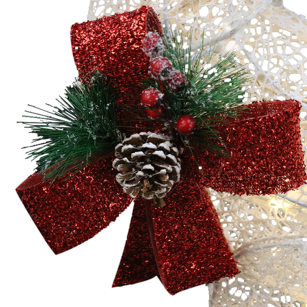 215 LED Christmas Lights Reindeer Sleigh Decorations