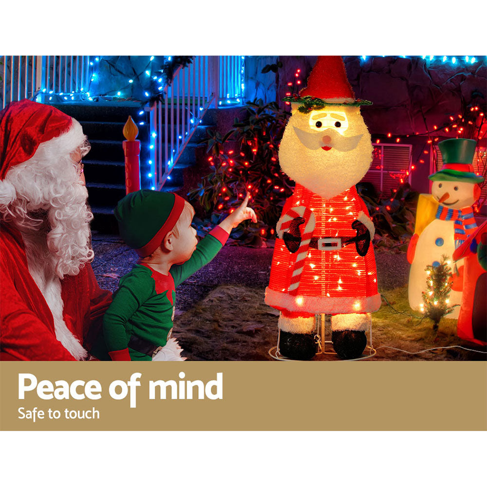 Christmas Lights 96 LED 120cm Fairy Light Santa Decorations