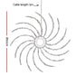 0.5M Christmas Lights 128 LED Spin Motif Light Decorations