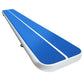 5mx1m Inflatable Air Track Mat 20cm Thick Gymnastic Tumbling Blue And White