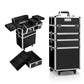 7 in 1 Portable Cosmetic Beauty Makeup Trolley - Black