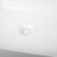 48x37x14cm Ceramic Rectangle Sink Bowl - White