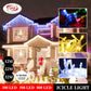 32M 800 LED Bulbs Curtain Fairy String Lights Outdoor Xmas Party Lights - Cool White