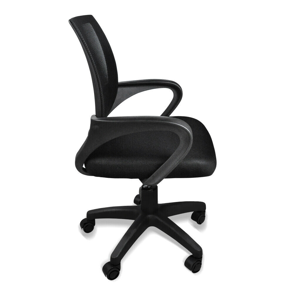 Ymir Ergonomic Office Chair Set Of 2 Mesh Computer Home Desk Midback Task Adjustable - Black