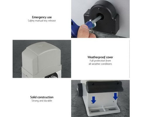Electric Sliding Gate Opener 1200KG With Hardware Kit 4M Rail