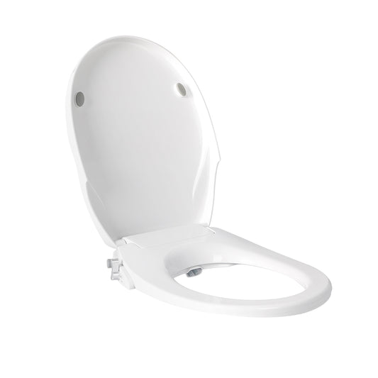 Non-Electric Bidet Toilet Seat Dual Nozzles Cover Bathroom Spray Water Wash