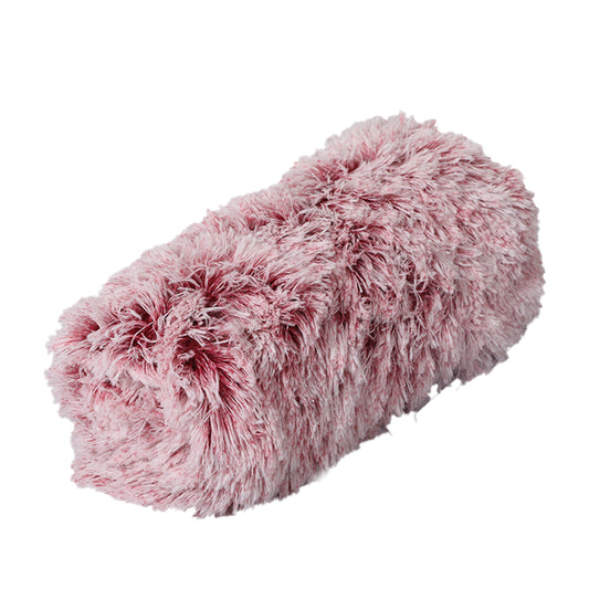 Dog Blanket Pet Cat Mat Puppy Warm Soft Plush Washable Reusable - Pink Large