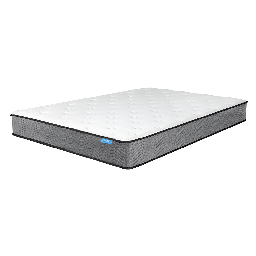 Fina 23cm Spring Mattress Pocket Bed Coil Sleep Foam Extra Firm - Queen