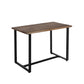 Dining Table Industrial Wooden Metal Kitchen Tables Cafe Restaurant 110Cm
