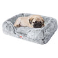 Cairn Dog Beds Pet Orthopedic Sofa Bedding Soft Warm Mat Mattress Cushion - Grey SMALL