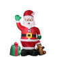 Santa 2.4M Christmas Inflatable Outdoor Decoration LED Lights Xmas Party