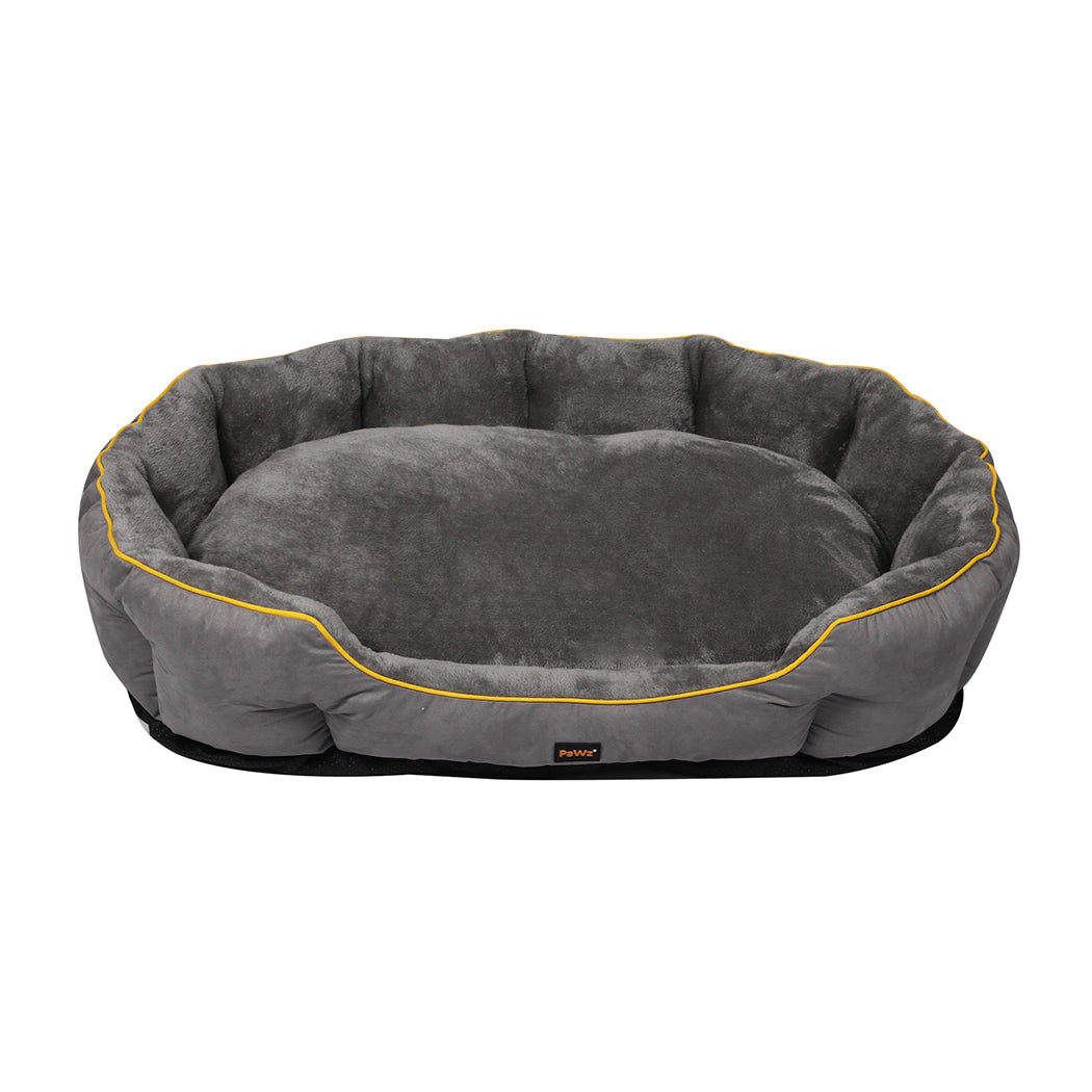 Hygen Dog Beds Electric Pet Heater Heated Mat Cat Heat Blanket Removable Cover - Grey XLARGE
