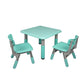 Patsey 3-Piece Kids Table & Chairs Set Children Furniture Toys Play Study Desk - Green