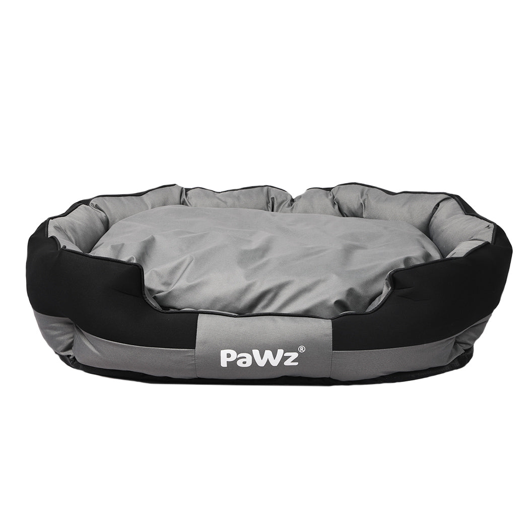 Bichon Dog Beds Waterproof Pet Calming Memory Foam Orthopaedic Removable Washable - Grey MEDIUM
