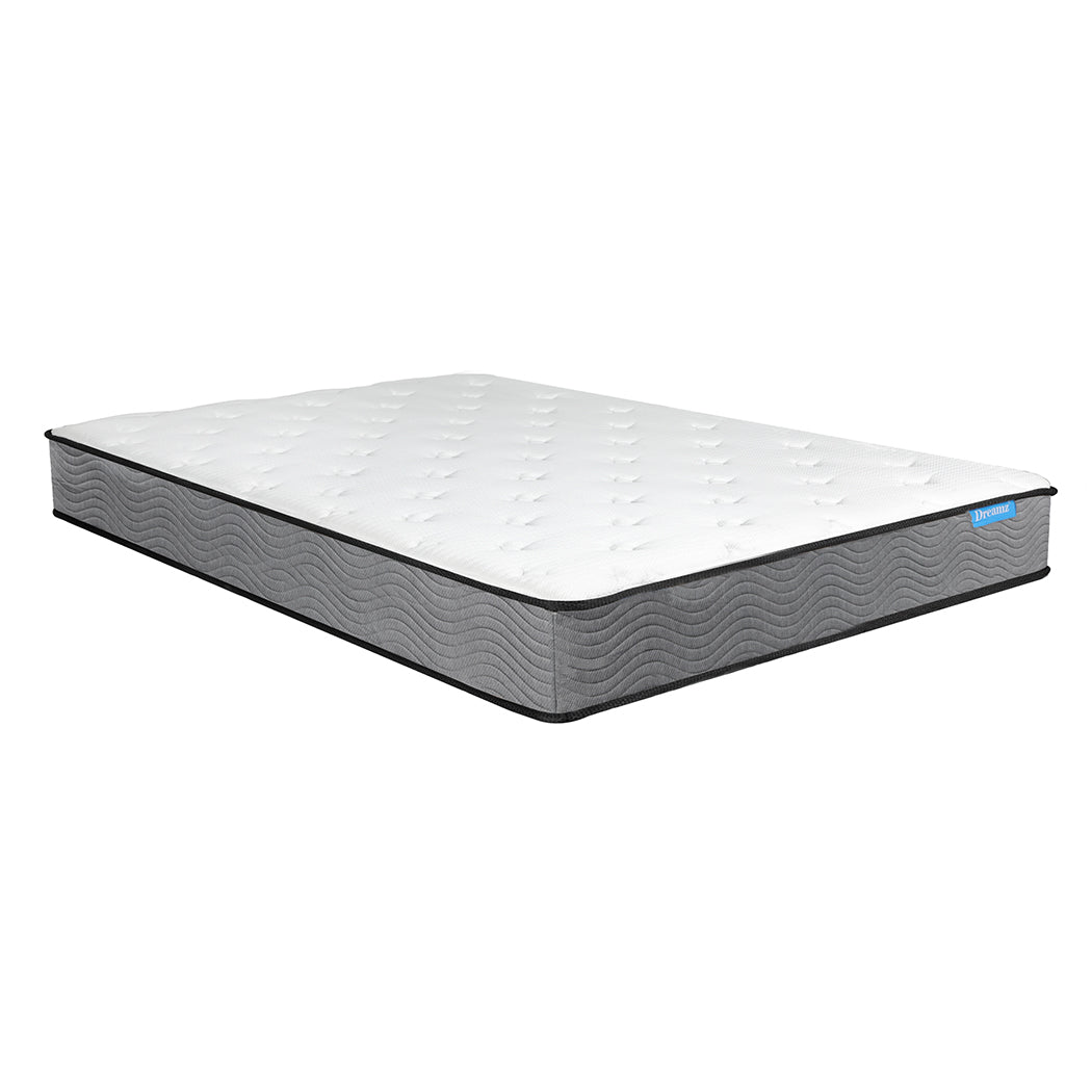 Fina 23cm Spring Mattress Pocket Bed Coil Sleep Foam Extra Firm - Queen