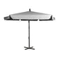 3m Kalaoa Outdoor Umbrella Patio Cantilever with Cross Steel Base - Grey