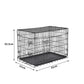 36" Pet Dog Cage Crate Kennel Portable Collapsible Puppy Metal - Black