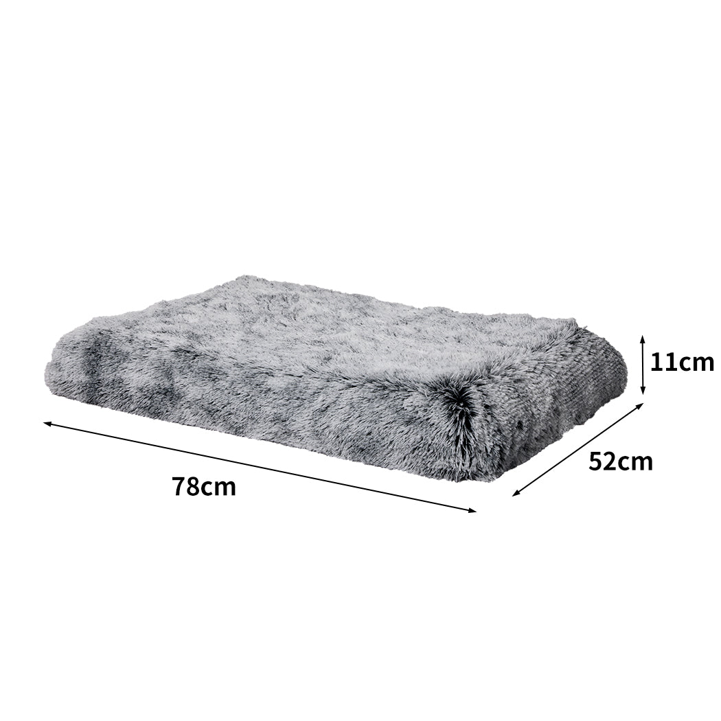 Herder Dog Beds Mat Pet Calming Memory Foam Orthopedic Removable Cover Washable - Charcoal SMALL