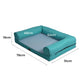 Mastiff Dog Beds Pet Cooling Non-toxic Sofa Bolster Insect Prevention Summer - Teal SMALL