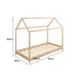 Sasha Bed Frame Wooden Timber House Frame Wood Base Platform Natural - Single