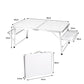 Camping Table Chair Set Folding Portable Outdoor Foldable Picnic Bbq Desk