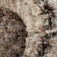 Foxhound Dog Beds Pet Cat Donut Nest Calming Mat Soft Plush Kennel - Brown XXLARGE