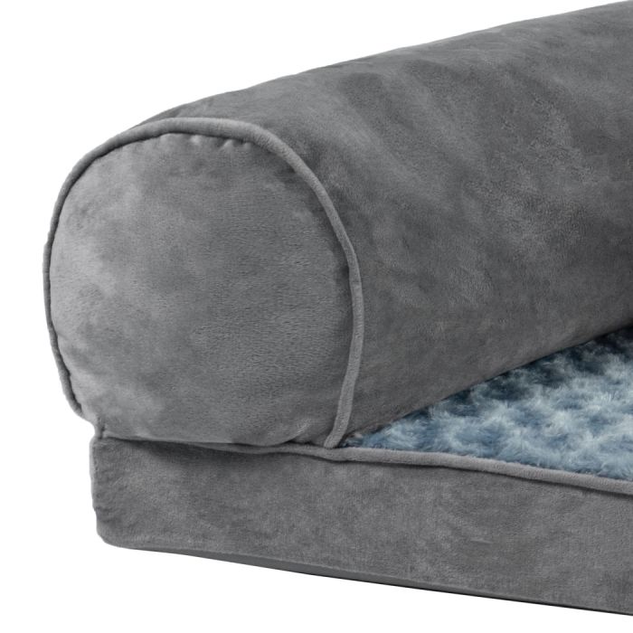 Perro Dog Beds Pet Sofa Bedding Soft Warm Mattress Cushion Pillow Mat Plush - Grey XLARGE