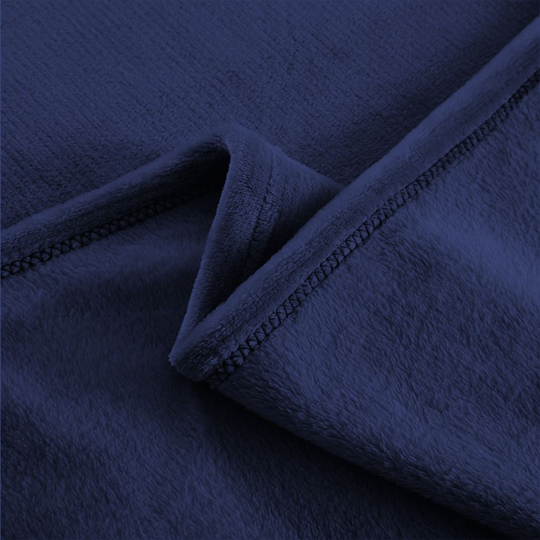 Waylon Throw Ultra-Soft Blanket 320gsm 220x160cm Warm - Blue