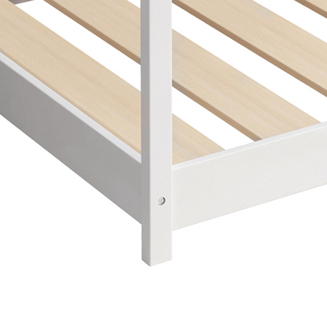 Sasha Bed Frame Wooden Timber House Frame Wood Base Platform - Single