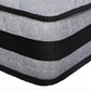 Charlotte 22cm Spring Foam Mattress Medium Firm Dark Grey - Double