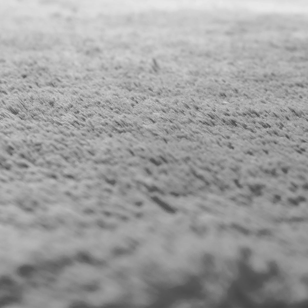 Amira 200x230 Designer Soft Shaggy Floor Confetti Rug - Grey
