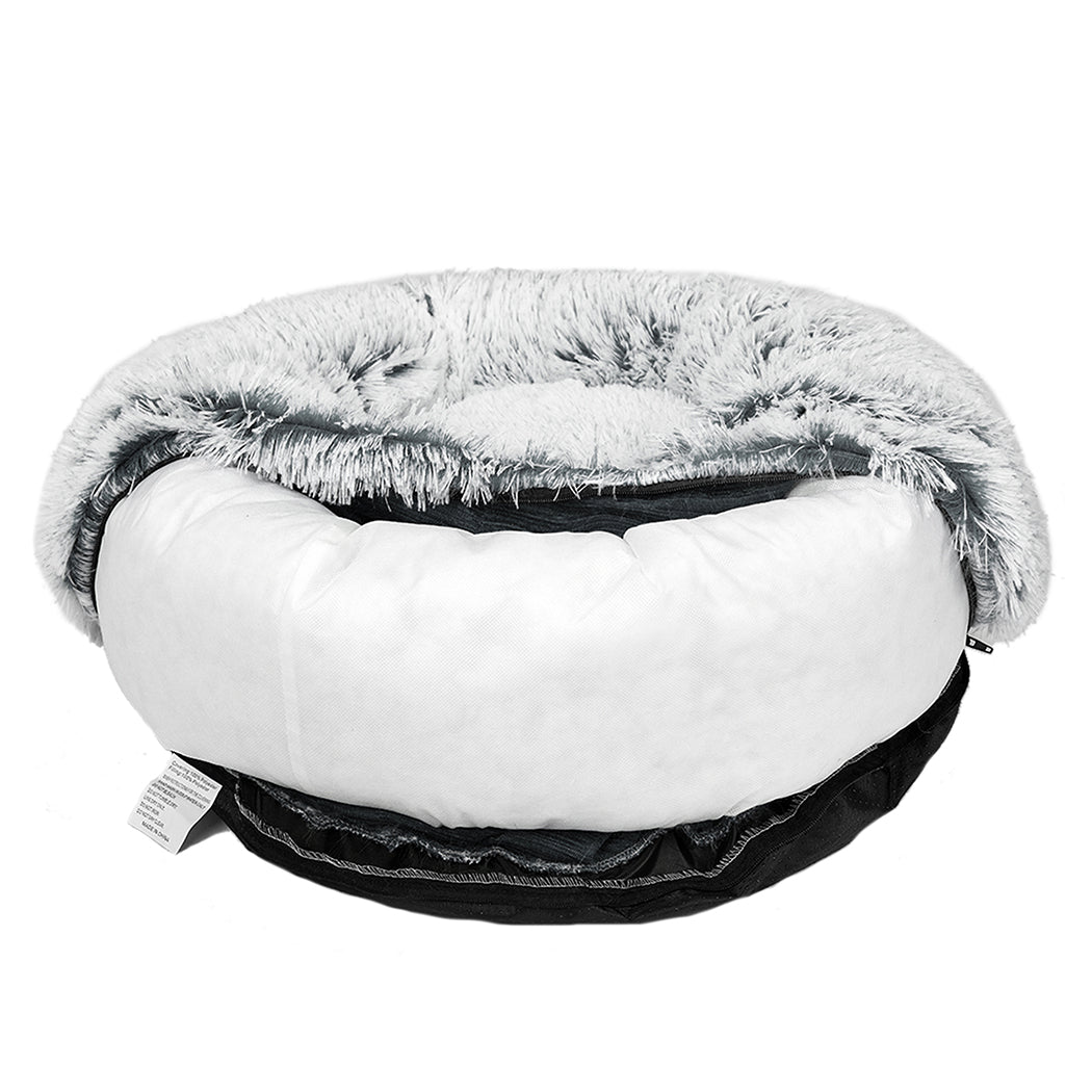 Foxhound Dog Beds Calming Soft Warm Kennel Cave (Cover Only) - Charcoal XXLARGE