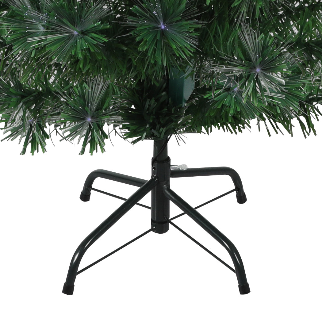 6ft 1.8m 220 Tips Christmas Tree Xmas Decorations Fibre Optic Lights