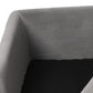 Talbot Dog Beds Pet Sofa Warm Soft Lounge Couch Soft Removable Cushion Chair - Grey LARGE