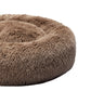 Molossus Dog Beds Pet Calming Donut Nest Deep Sleeping Bed - Brown XXXLARGE