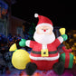 Outdoor Santa 1.8M Christmas Inflatable Outdoor Decorations Santa LED Lights Xmas Party