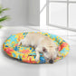 Elkhound Dog Beds Pet Cool Gel Mat Bolster Waterproof Self-cooling Pads Summer - Yellow MEDIUM