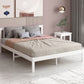 Arianne Wooden Bed Frame Base Full Size Timber White - Queen