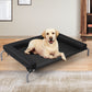 Rottweiler Dog Beds Elevated Pet Puppy Cat Trampoline Hammock Raised Heavy Duty - Black LARGE