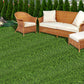 30x30cm Set of 30 Artificial Grass 33mm Floor Tile Garden Indoor Outdoor Lawn Home Decor - Tri-Colour Green