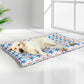Greyhound Dog Beds Pet Cool Gel Mat Bolster Waterproof Self-cooling Pads Summer - Multicolour MEDIUM