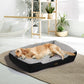 Broholmer Dog Beds Pet Mattress Cushion Soft Pad Mats - Black XXLARGE